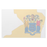 New Jersey Flag Map Custom Stationery