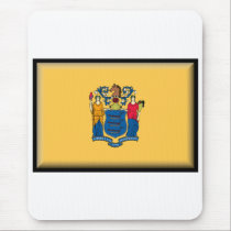 New Jersey Flag mousepads