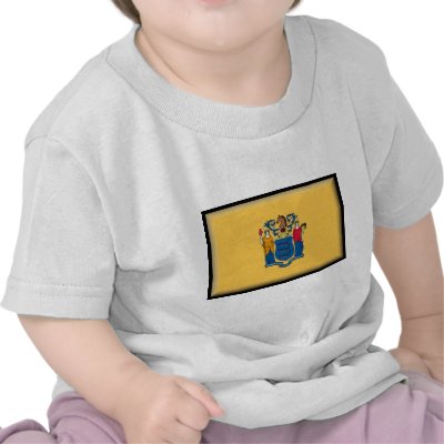 New Jersey Flag T-shirt by jacinto888