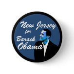 New Jersey for Barack Obama Pin