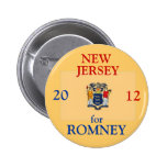 New Jersey for Romney 2012 Buttons