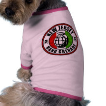 New Jersey Hand Grenade Dog Clothing