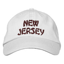 NEW JERSEY HAT embroidered hats by gurjeet NEW JERSEY HAT embroidered hats