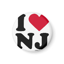 NEW JERSEY - "I LOVE NJ" "I LOVE NEW JERSEY"  magnets
