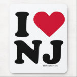 NEW JERSEY - "I LOVE NJ" "I LOVE NEW JERSEY"  MOUSE PAD