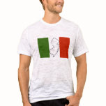 New Jersey Italian Flag Fitted T-Shirt