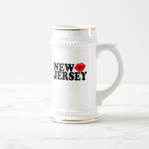 New Jersey Kiss Coffee Mugs