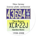 New Jersey License Plate Centennial stickers by gtk88594 New Jersey License Plate Centennial stickers