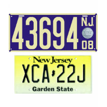 New Jersey License Plate Centennial t-shirts by gtk88594 New Jersey License Plate Centennial t-shirts