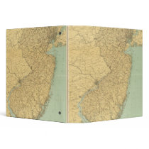 New Jersey Map Vinyl Binders