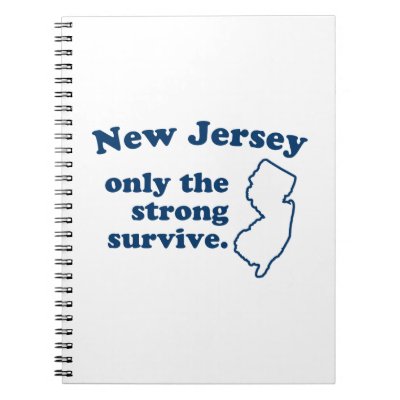 New Jersey Only The Strong Survive Notebooks