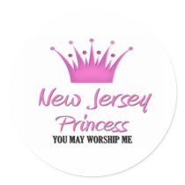 New Jersey Princess stickers by flagshirt New Jersey Princess stickers