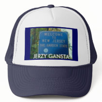 New Jersey Sign, JERZY GANSTA hats by Meckadamicrecka New Jersey Sign, JERZY GANSTA hats