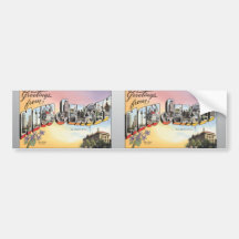 New Jersey State Capital In Teenion, Vintage Bumper Sticker