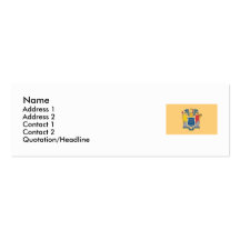 New Jersey State Flag Business Card Templates