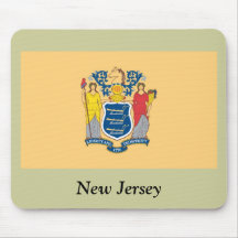 New Jersey State Flag Mouse Mats