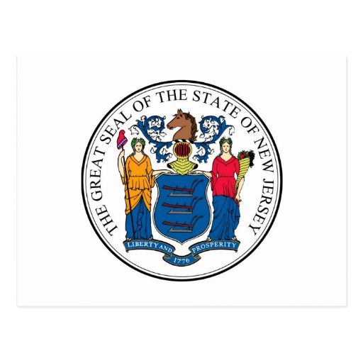 new-jersey-state-seal-and-motto-postcard-zazzle