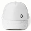 New Jersey trucker all white hats