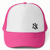 New Jersey trucker Pink hats by twism4477 New Jersey trucker Pink hats