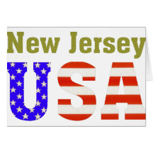 New Jersey USA! Greeting Card