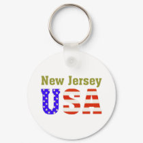 New Jersey USA! keychains