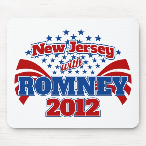 New Jersey with Romney 2012 Mouse Pads