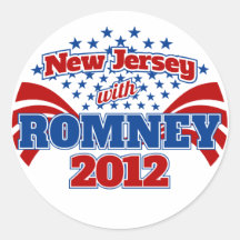 New Jersey with Romney 2012 Stickers
