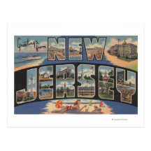 New JerseyLarge Letter ScenesNew Jersey Postcards