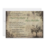 New Life Vintage Wedding Invitation