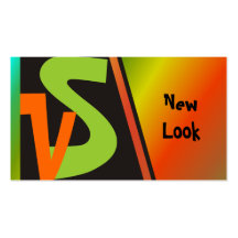 New Look Monogram Business Cards