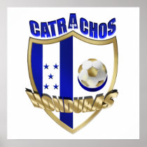 New Los Catrachos 2010 Honduras futbol gifts Print