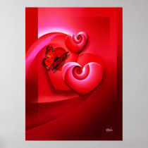 New Love (red) Poster Print