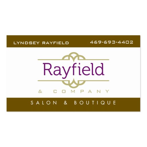 NEW Lyndsey Rayfield Business Card (front side)