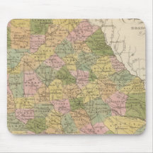 New Map Of Georgia Mousepads