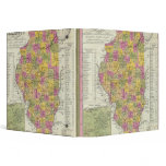 New Map Of Illinois Vinyl Binders