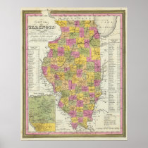 New Map Of Illinois
