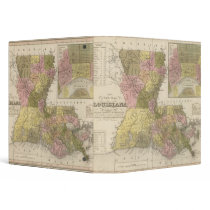 New Map Of Louisiana 3 Ring Binders
