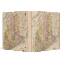 New Map of Maine 3 Ring Binder