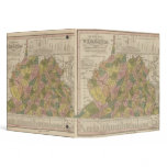New Map Of Virginia binders