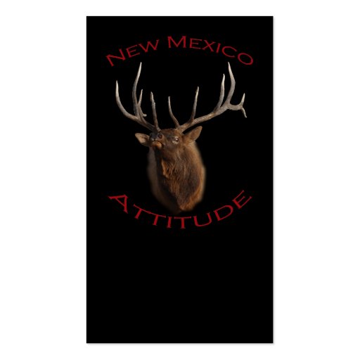 New Mexico Attitude Business Cards (back side)