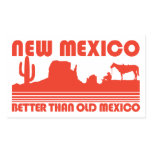 New Mexico Better Than Old Mexico Rectangle Stickers