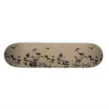 New Mexico Bosque Snow Geese Skateboard