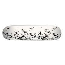 New Mexico Bosque Snow Geese Skateboard
