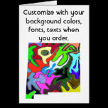 New Mexico Customize colorful card how you like cards