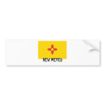New Mexico Flag bumper stickers