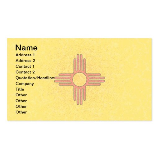 NEW MEXICO FLAG Business Cards