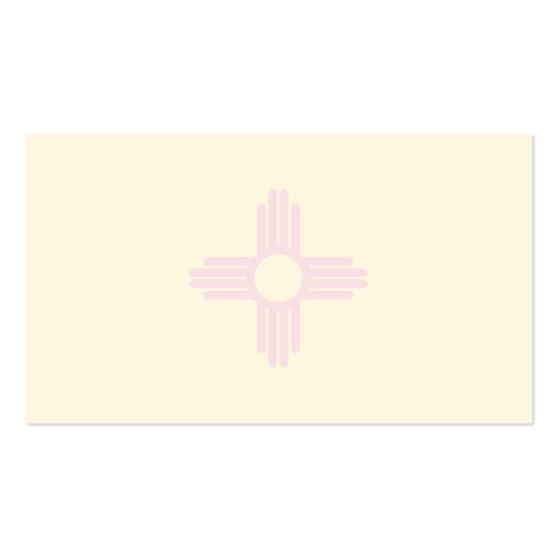 New Mexico Flag Business Cards (back side)