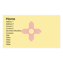 New Mexico Flag Business Cards