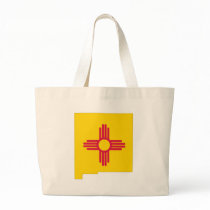 New Mexico Flag Map Bags