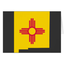 New Mexico Flag Map Cards